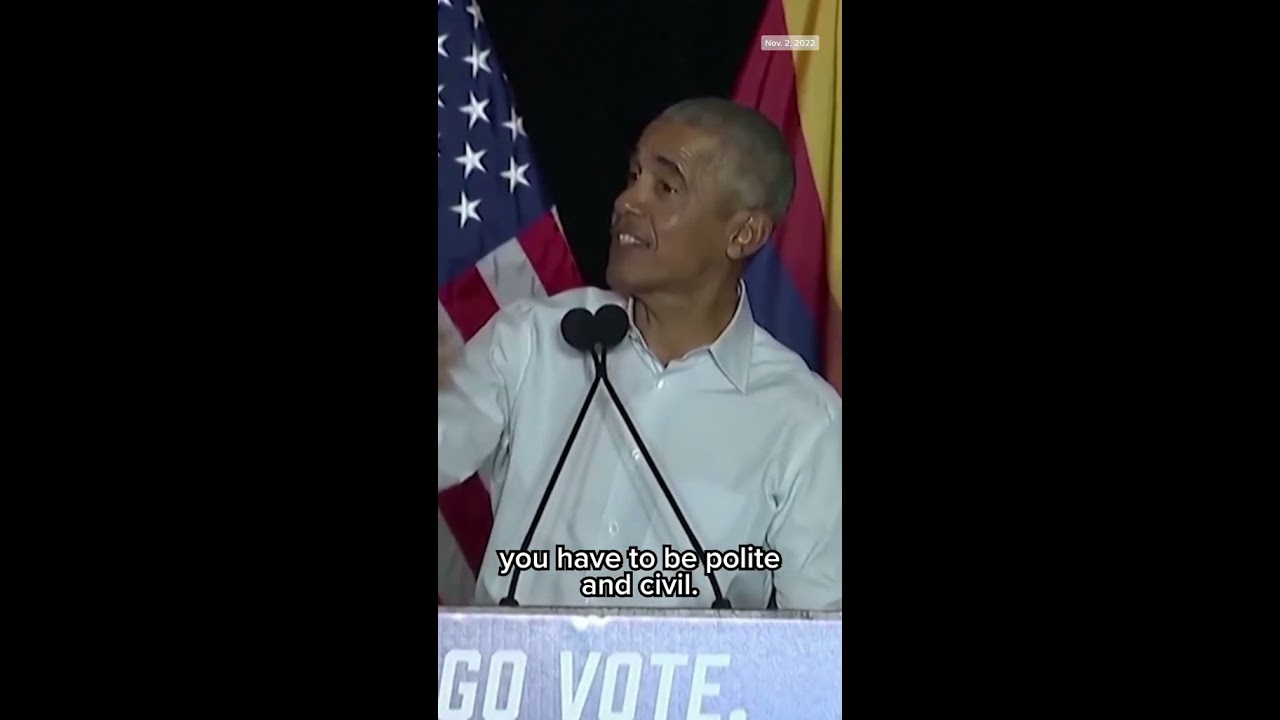  Obama To Heckler Set Up Your Own Rally