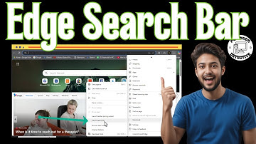 How To Enable Edge Browser Search Bar on Desktop in Windows 10 - Full Guide