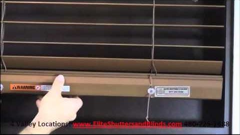 Replacing Warped Blind Slats
