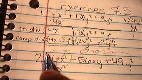 VIDEO 1 :  Finding the Square Root of a Polynomial  Abeka Algebra 2 II