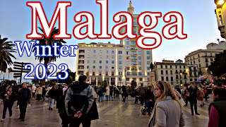 Malaga Spain Wonderful City in Winter 2023 Costa del Sol | Andalucía [4K]