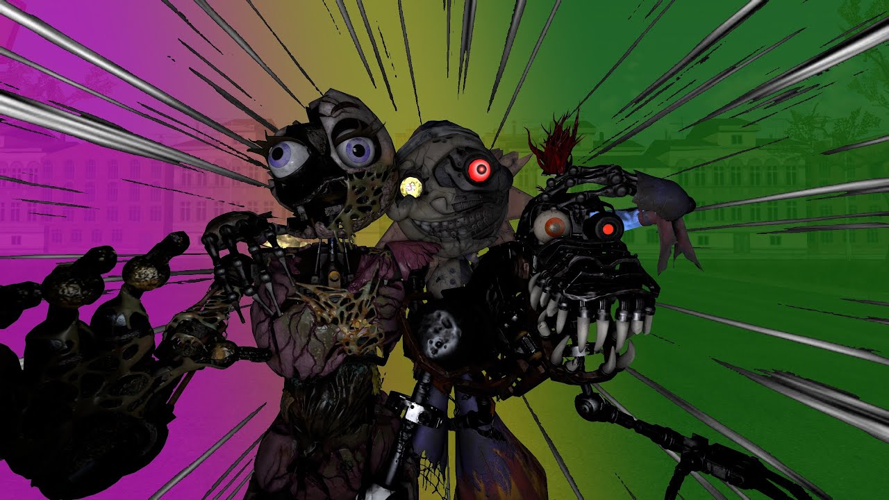 Gmod Fnaf Brand New RUIN Ragdolls And Playermodels YouTube