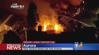 Fire Crews Rush To Burning Retirement Complex In Aurora
