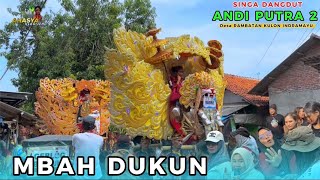 MBAH DUKUN - Arak arakan singa dangdut ANDI PUTRA 2 ! PASAR BANGKIR RAMBATAN KULON 2025