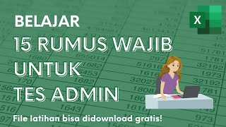 WAJIB BISA! 15 RUMUS EXCEL UNTUK TES ADMIN DAN SELEKSI KERJA (2021) screenshot 5