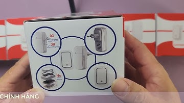 Chuông cửa không dây Sanwabell SWB-B0611, không dùng Pin, 38 nhạc chuông, âm thanh to, chống nước