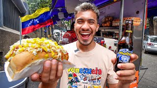 Trying STREET FOOD in VENEZUELA 🇻🇪 | The best SAUCES in the WORLD
