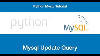 Python-Mysql | update query