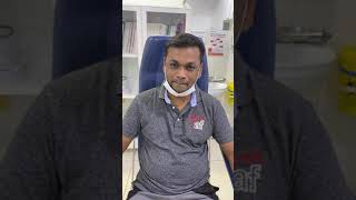 مريض هندى بعد عملية جيوب انفيه الدكتور محمد الاحمر.