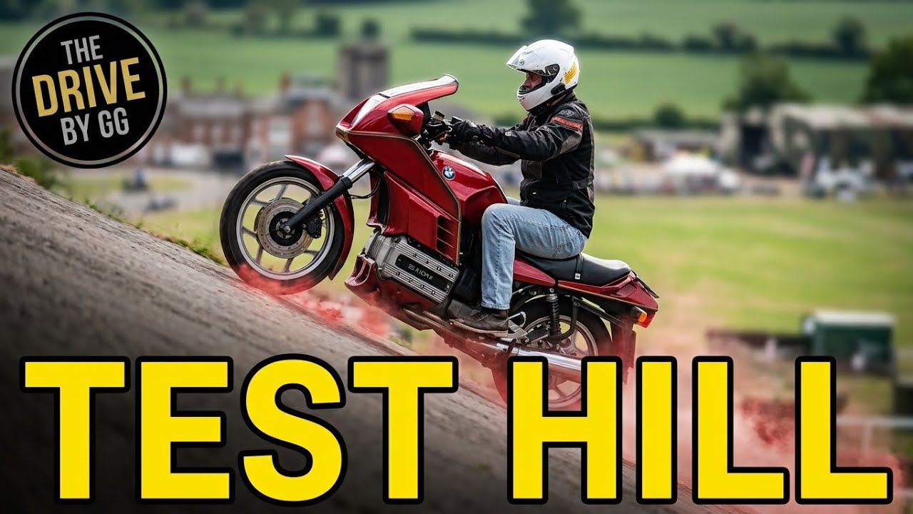 Motorbikes take on the TEST HILL at Brooklands Museum!