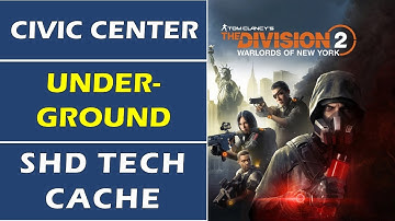 Civic Center Underground Tunnel SHD Tech Cache Location Division 2 Warlords of New York