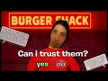 Working the graveyard shift at BurgerShack | burger shack roblox horror |