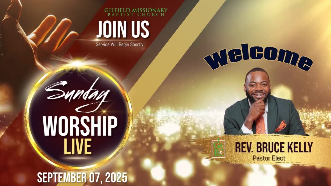 *Welcome Pastor Elect Bruce Kelly, Jr.* GMBC Sunday Service September 07, 2025
