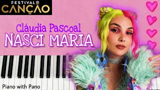 Cláudia Pascoal - Nasci Maria // Festival da Canção Portugal 🇵🇹 | Piano Cover | Eurovision 2023