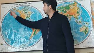 Coğrafiya. Adalar Mənşəyinə Görə Xəritə Üzərində