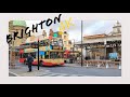 Walking Tour | Brighton Train Station to Beach | Brighton High Street | 4K | Ambiance Sound