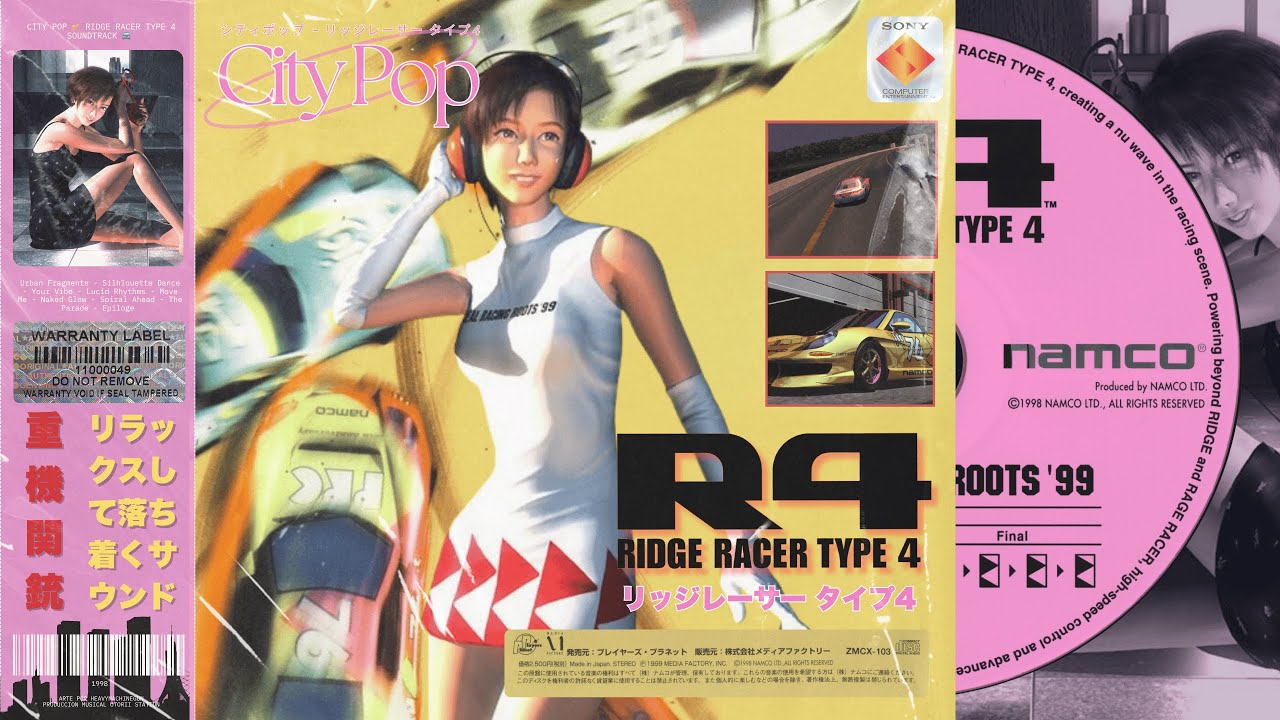 City Pop 🎷 Ridge Racer Type 4 Soundtrack 🚘
