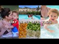 Day In My Life As a Mommy♡  Swimming in our NEW Pool, Easy Recipe, and More!