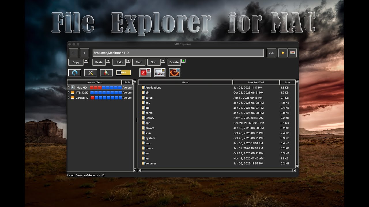 File Explorer for MAC