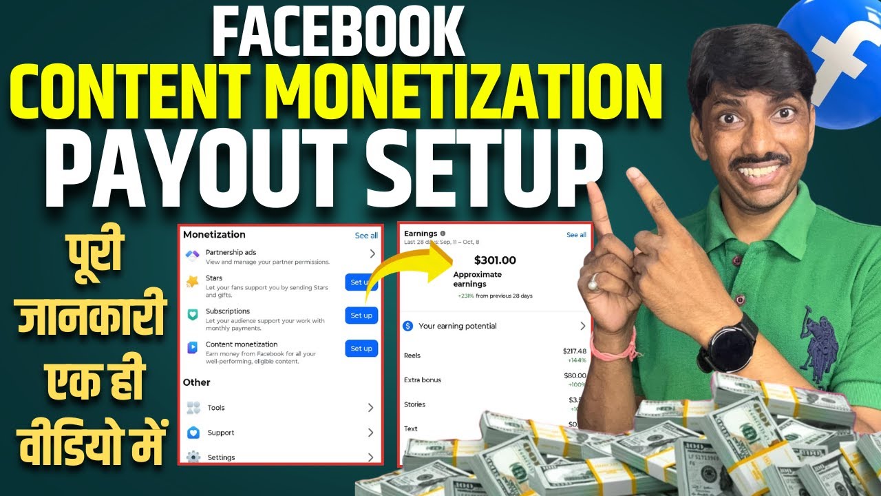 Facebook Page Monetization | Content monetization setup | new payout ...