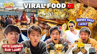 BURGER EMAS RP 1 JUTA!? MUKBANG VIRAL FOOD TURKEY! SALTBAE BURGER | WORLD TRIP 55