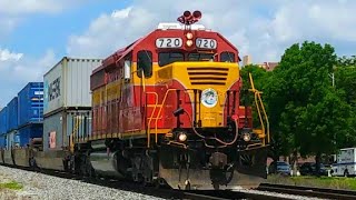 FEC Port Train as Pm1-17 with EMD Champion leader!