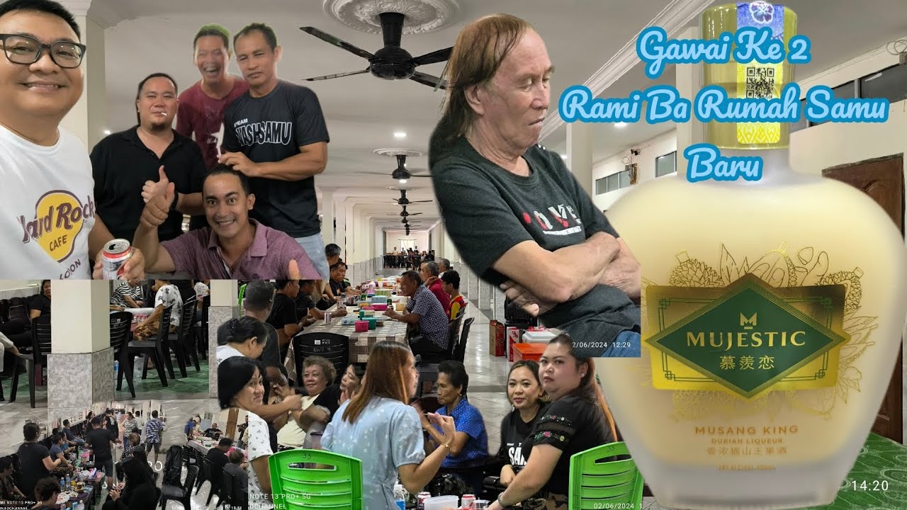 Hari Gawai Ke 2, Rami Ba Rumah Samu Baru | Palau Laban Arak Musang King....#fyp