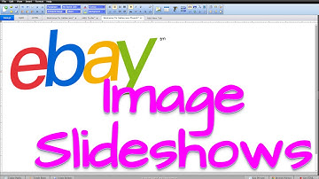 How To Add Image Slideshows To eBay Template Listings