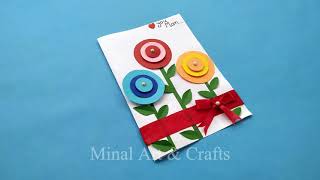 Mothers Day Card | Mothers Day card making | DIY | Easy handmade Card Making #2