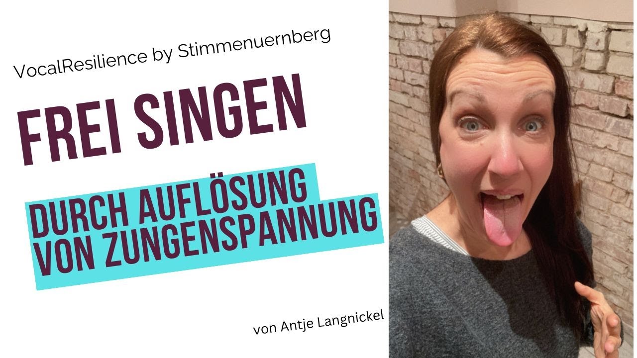 So löst du Zungenspannung beim Singen auf