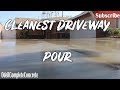 How to Pour a Concrete Driveway Complete Tear out! Clean Finish!