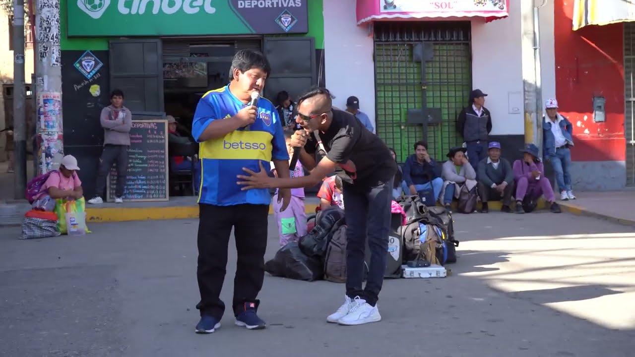 El Cholo Victor agarra de punto a Los Wankas de la Risa🔥🤣 Comicos Ambulantes l Huancayo