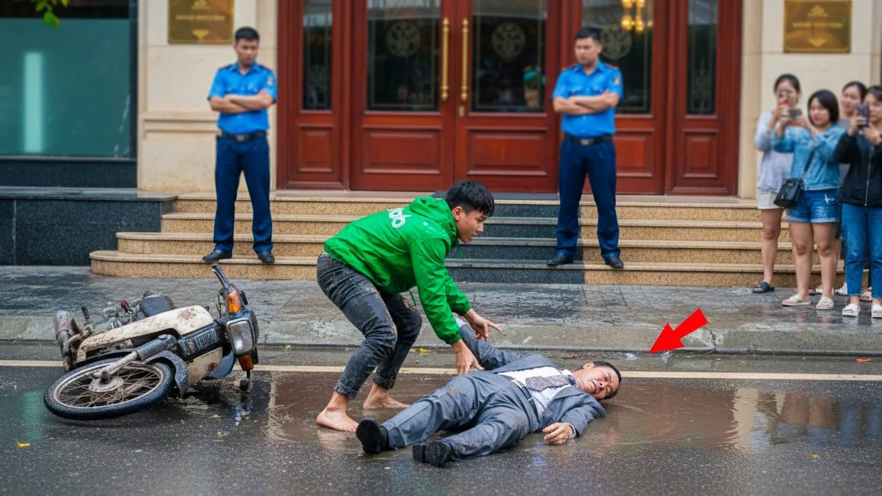 Tưởng Ông Già Say Rượu Ai Cũng Bỏ Mặc, Anh Xe Ôm Cứu Sống Mới Biết Là Tỷ Phú Đang Bị Hãm Hại