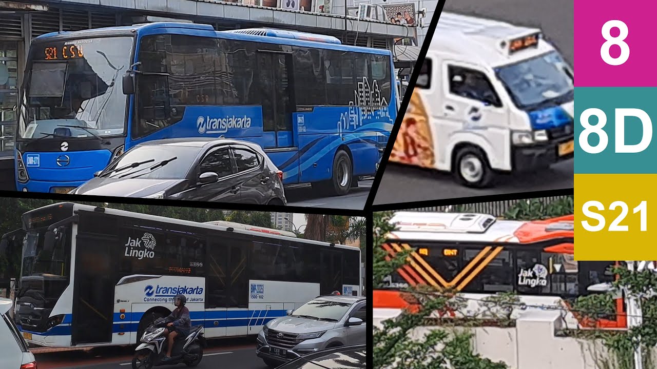Transjakarta Buses in Pondok Indah