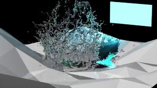 3D WATER SPLASH - Test 002