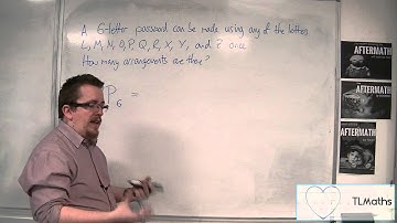 OCR MEI Statistics 1 4.06 An Example of using nPr