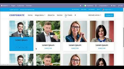 Corpomate Theme v14 - Theme 4 Odoo