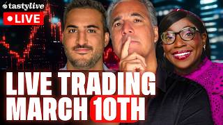 March 10th, 2026 LIVE Stocks, Options & Futures Trading with Pros!(Market Open, Last Call & More)