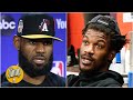The Jump reacts to Jimmy Butler's 'you're in trouble' trash talk to LeBron James and the Lakers