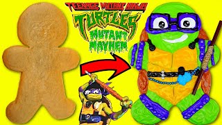 TMNT Mutant Mayhem Donatello Gingerbread Man Cookie Decoration