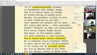 34 | Sinjoro Tadeo 4: 900-1002 | Pan Tadeusz – 에스페란토 판 타데우시 4권 공부 (zoom)