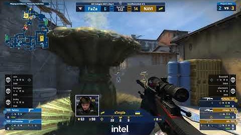 NaVi S1mple 1v3 Clutch VS Faze| CSGO Best Moments | CSGO Highlights