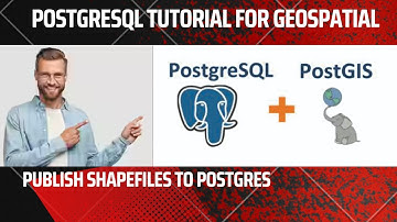 Publish Shapefiles To Postgres Database: Geospatial Databases #pgadmin #postgresql #postgis