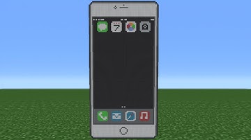 Minecraft Tutorial: How To Make An IPhone 6