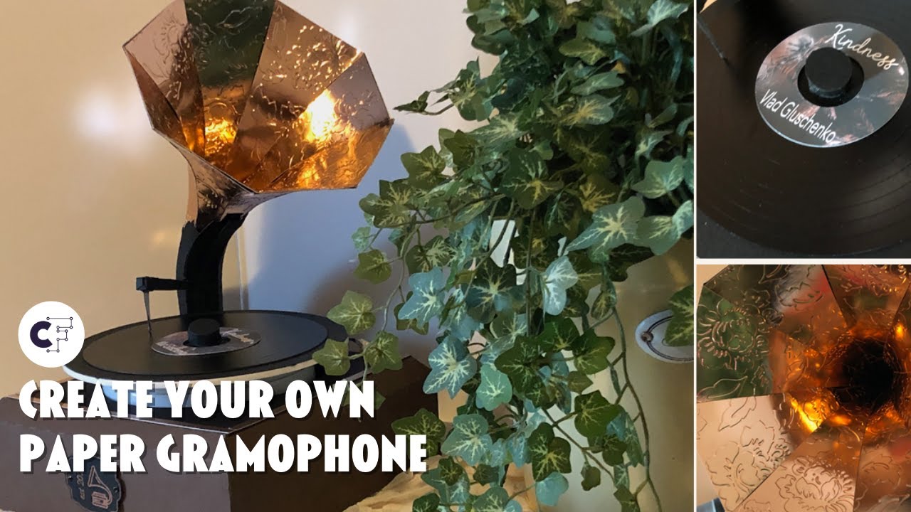 Create Your Own Paper Gramophone – With Music Box - Creative Fabrica create-your-own-paper-gramophone-with-music-box-creative-fabrica