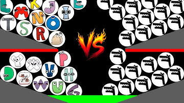 ALL ALPHABET LORE VS 25 F Marble Race Tournament - Who will wIn?