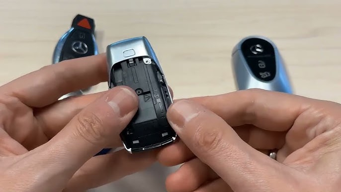 Mercedes-Benz key fob types comparison chrome plastic