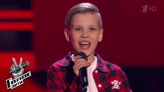 Роман Молотков. «Песенка про сапожника» - Слепые прослушивания - Голос.Дети - Сезон 6