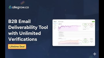 Allegrow Appsumo Deal – B2B Email Deliverability Tool with Unlimited Verifications