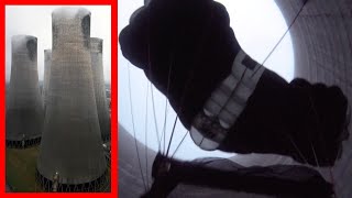 NUCLEAR TOWER - BASE JUMPING INSIDE COOLING TOWER